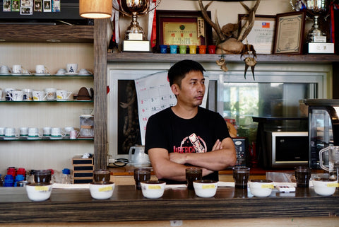 台湾の農園訪問